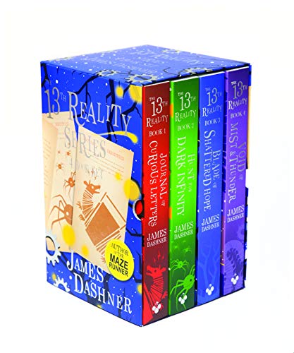 Stock image for The 13th Reality Series 4 Book Set (Journal of Curious Letters, Hunt for Dark Infinity, Blade of Shattered Hope, Void of Mist and Thunder) for sale by WorldofBooks