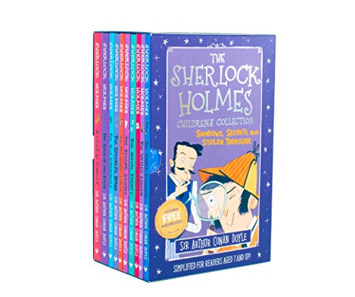 Beispielbild fr The Sherlock Holmes Children's Collection (Easy Classics) - Detective & Mystery Stories (Pack of 10) (The Sherlock Holmes Children's Collection: Shadows, Secrets and Stolen Treasure (Easy Classics)) zum Verkauf von WorldofBooks