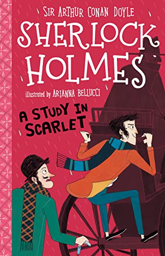 Beispielbild fr Sherlock Holmes: A Study in Scarlet (Easy Classics) - Detective Book Series Abridged for Ages 7 -11 (The Sherlock Holmes Children's Collection: Shadows, Secrets and Stolen Treasure (Easy Classics)) zum Verkauf von WorldofBooks