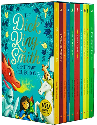 Stock image for Dick King-Smith 10 Books Collection Centenary Box Set (Daggie Dogfoot, Julius Caesar's Goat, Paddy's Pot of Gold, Dodos are Forever, Dragon Boy, Find . Warlock Watson and What Sadie Saw) for sale by Monster Bookshop