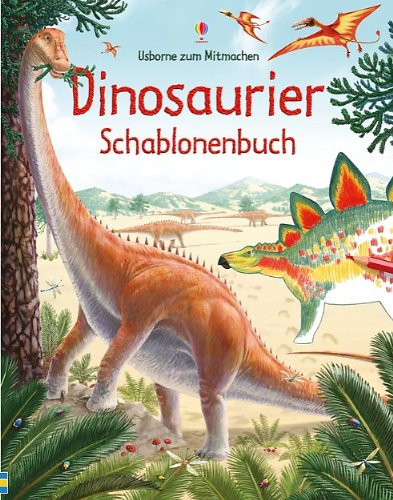 Beispielbild fr Dinosaurier Schablonenbuch zum Verkauf von medimops
