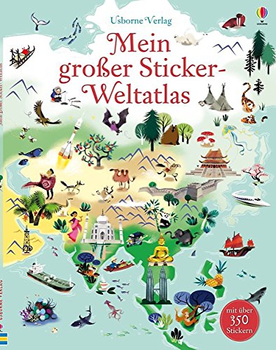 9781782321941: Mein groer Sticker-Weltatlas