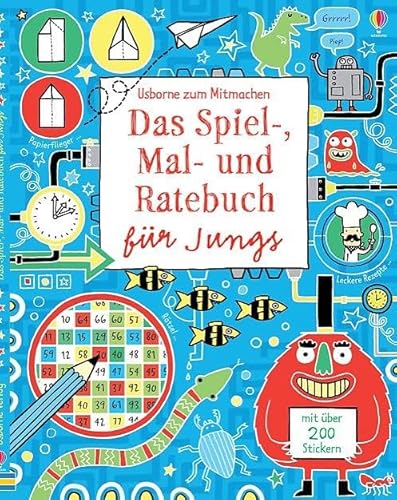 9781782322764: Das Spiel-, Mal- und Ratebuch fr Jungs