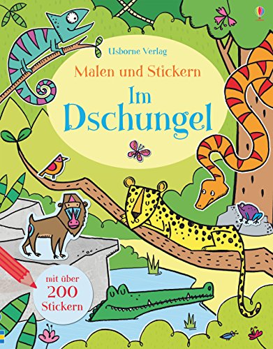 Imagen de archivo de Malen und Stickern: Im Dschungel -Language: german a la venta por GreatBookPrices