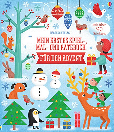 Stock image for Mein erstes Spiel-, Mal- und Ratebuch fr den Advent for sale by medimops
