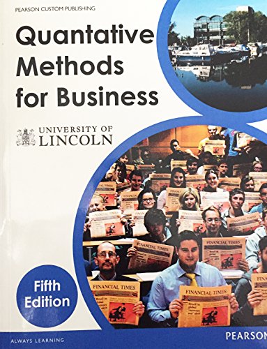 Beispielbild fr Quantative Methods for Business zum Verkauf von AwesomeBooks