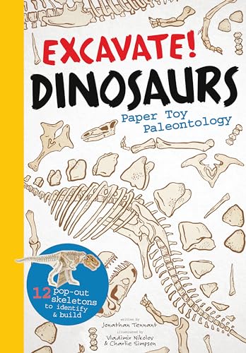 Stock image for Excavate! Dinosaurs: Paper Toy Palaeontology for sale by AwesomeBooks