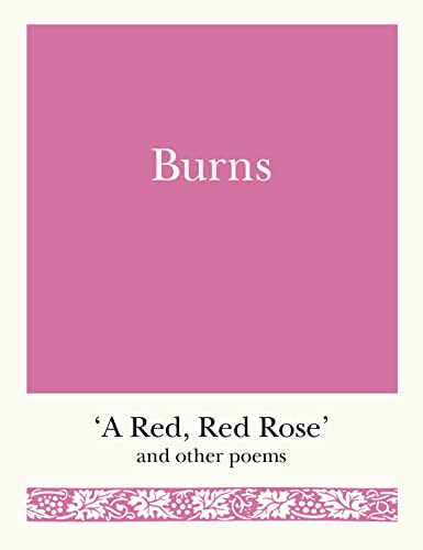 Stock image for Burns: 'A Red, Red Rose' and Other Poems (Pocket Poets) for sale by SecondSale