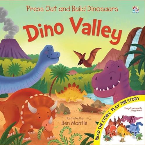 Stock image for Dinosaurs Dino Valley (Press Out and Build Junior Press Out and Build) for sale by AwesomeBooks