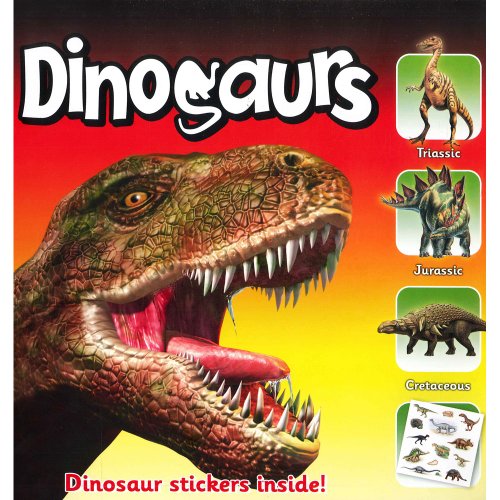 Beispielbild fr Dinosaurs - Triassic, Jurassic and Cretaceous - (Dinosaurs Sticker Inside) zum Verkauf von AwesomeBooks
