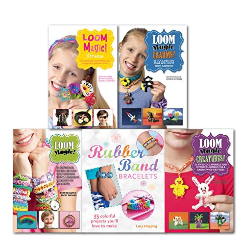 9781782491804: Loom Magic Rubber Band Collection 5 Books Set, (Loom Magic Creatures!, Loom Magic!, Loom Magic Xtreme!, Loom Magic Charms! and Rubber Band Loom Bracelets) (Never-Before-Seen Designs for an Amazing Rai