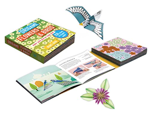 Stock image for Origami Flowers and Birds: Paper pack plus 64-page book for sale by SecondSale