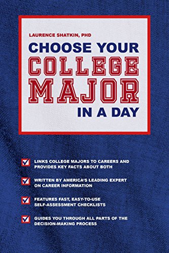 Beispielbild fr Choose Your College Major in a Day zum Verkauf von ThriftBooks-Dallas