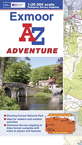 Beispielbild fr Exmoor A-Z Adventure Atlas zum Verkauf von Blackwell's