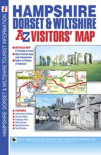 9781782570349: Hampshire, Dorset and Wiltshire A-Z Visitors' Map
