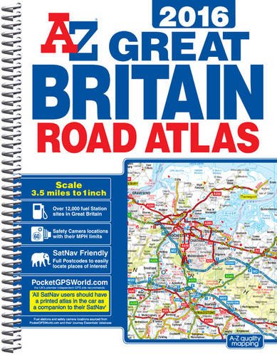 Beispielbild fr A-Z Great Britain Road Atlas 2016 A4 Spl zum Verkauf von WorldofBooks