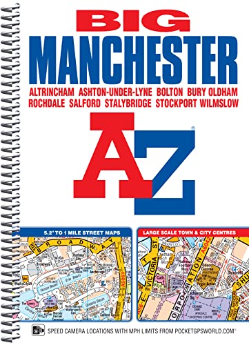 Beispielbild fr Manchester Big Street Atlas zum Verkauf von WorldofBooks
