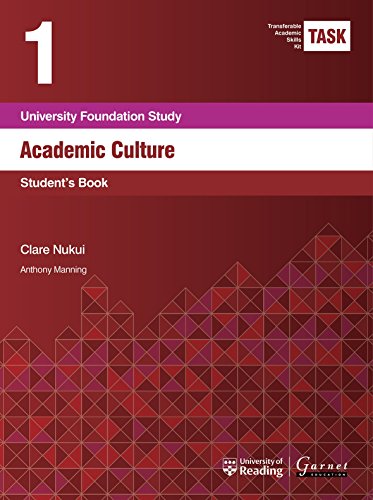 Imagen de archivo de NEW TASK ACADEMIC CULTURE a la venta por Zilis Select Books