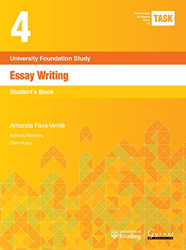 Imagen de archivo de Task 4 Essay Writing 2015: Student's Book (Transferable Academic Skills Kit (TASK)) a la venta por Revaluation Books