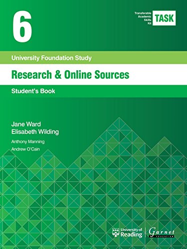 9781782601814: TASK 6 Research & Online Sources (2015) (Transferable Academic Skills Kit (TASK) 2015 edition)