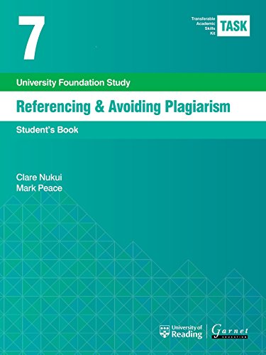 Imagen de archivo de TASK 7 Referencing & Avoiding Plagiarism (2015) - Student's a la venta por Ammareal