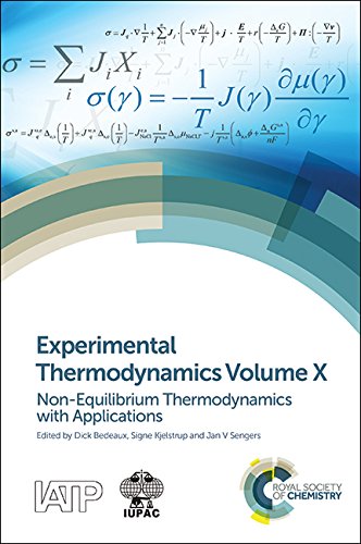 Imagen de archivo de Experimental Thermodynamics Volume X : Non-Equilibrium Thermodynamics With Applications a la venta por Basi6 International