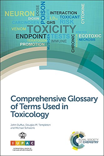 Stock image for COMPREHENSIVE GLOSSARY OF TERMS USED IN TOXICOLOGY for sale by Basi6 International