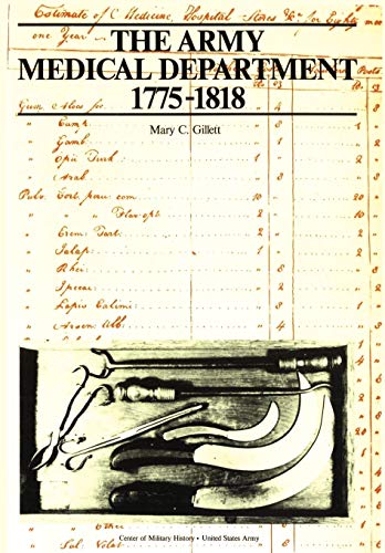 Beispielbild fr The Army Medical Department, 17751818 zum Verkauf von PBShop.store US