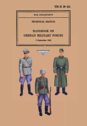 Imagen de archivo de Handbook on German Military Forces 1943 a la venta por Lucky's Textbooks