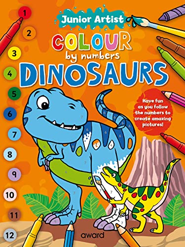 Stock image for Junior Artist Colour By Numbers: Dinosaurs for sale by WorldofBooks