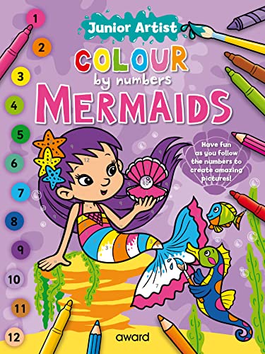 Stock image for Junior Artist Colour By Numbers: Mermaids for sale by GreatBookPrices