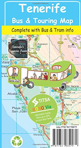 Imagen de archivo de Brawn, D: Tenerife Bus & Touring Map a la venta por Buchpark