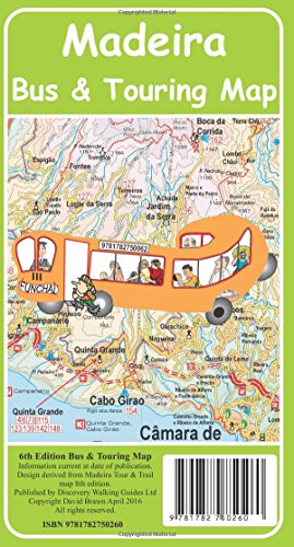 Beispielbild fr Madeira Bus & Touring Map zum Verkauf von Ammareal