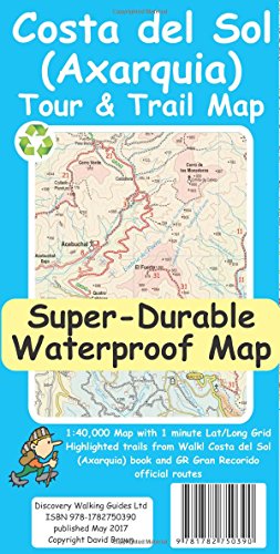 Beispielbild fr Costa del Sol (Axarquia) Tour and Trail Super Durable Map zum Verkauf von WorldofBooks