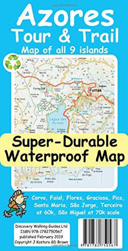 Stock image for Azores Tour & Trail Super-Durable Map for sale by SecondSale