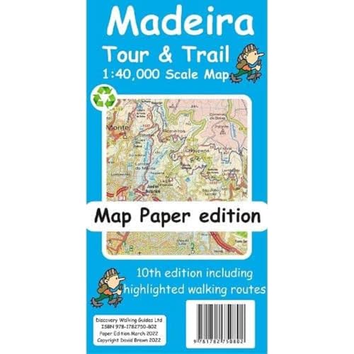 Beispielbild fr Madeira Tour and Trail Map Paper Edition zum Verkauf von Blackwell's