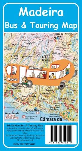 Beispielbild fr Madeira Bus and Touring Map zum Verkauf von Blackwell's