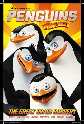 Imagen de archivo de Penguins of Madagscar 1: The Great Drain Robbery (Penguins of Madagascar) a la venta por Greener Books