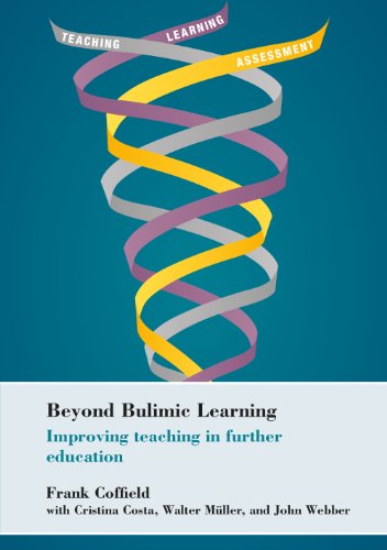 Beispielbild fr Beyond Bulimic Learning : Improving Teaching in Further Education zum Verkauf von Better World Books Ltd