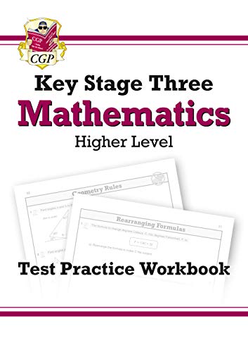 Imagen de archivo de KS3 Maths Test Practice Workbook - Higher (CGP KS3 Maths) a la venta por WorldofBooks