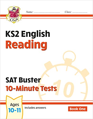 Stock image for KS2 English SAT Buster 10-Minute Tests: Reading - Book 1 (for the 2024 tests) (CGP SATS Quick Tests) for sale by WorldofBooks