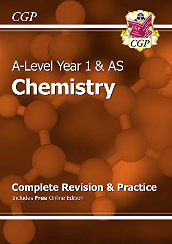 Beispielbild fr A-Level Chemistry: Year 1 & AS Complete Revision & Practice with Online Edition: superb for the 2024 and 2025 exams (CGP A-Level Chemistry) zum Verkauf von WorldofBooks