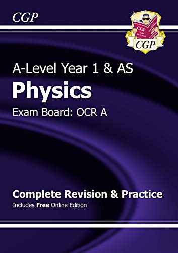 Beispielbild fr A-Level Physics: OCR A Year 1 & AS Complete Revision & Practice with Online Edition (CGP A-Level Physics) zum Verkauf von AwesomeBooks