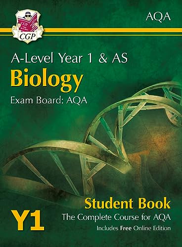 9781782943198: A-Level Biology for AQA: Year 1 & AS Student Book with Online Edition: course companion for the 2024 and 2025 exams (CGP AQA A-Level Biology)