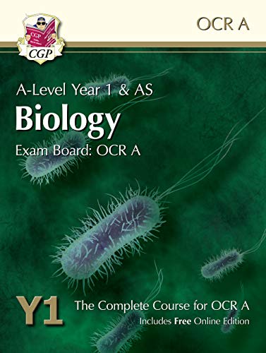 Beispielbild fr A-Level Biology for OCR A: Year 1 & AS Student Book with Online Edition (CGP A-Level Biology) zum Verkauf von WorldofBooks