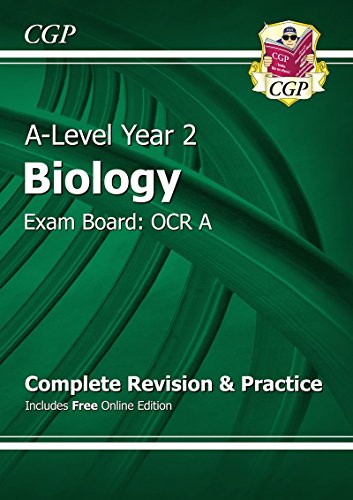 Beispielbild fr A-Level Biology: OCR A Year 2 Complete Revision & Practice with Online Edition (CGP A-Level Biology) zum Verkauf von WorldofBooks