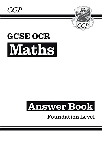 Beispielbild fr GCSE Maths OCR Answers for Workbook: Foundation (CGP OCR GCSE Maths) zum Verkauf von WorldofBooks