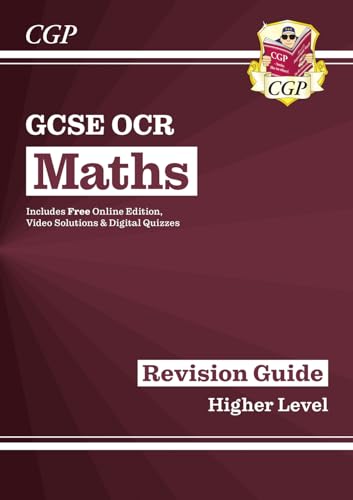 New 21 Gcse Maths Ocr Revision Guide Higher Inc Online Edition Videos Quizzes Perfect For Catch Up Assessments And Exams In 21 And 22 Cgp Gcse Maths 9 1 Revision By Parsons Richard