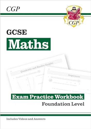 9781782943815: GCSE Maths Exam Practice Workbook: Foundation - for the Grade 9-1 Course (includes Answers): perfect for catch-up and the 2022 and 2023 exams: Exam ... Level (CGP GCSE Maths 9-1 Revision)