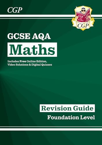 Beispielbild fr GCSE Maths AQA Revision Guide: Foundation inc Online Edition, Videos & Quizzes: ideal for the 2024 and 2025 exams zum Verkauf von WorldofBooks